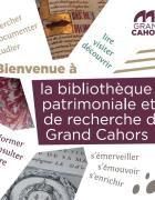 Plaquette de la bibliothèque patrimoniale