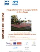 Inauguration de l’aire de jeux