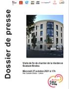 Visite de fin de chantier de la résidence Gustave-Sindou