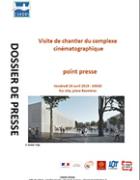Visite de chantier du complexe cinématographique