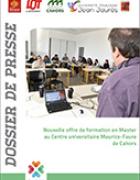 Nouvelle offre de formation en Master